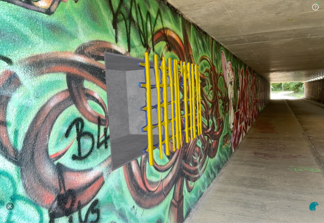 Uncovering Internal Defects in an Underpass Wall with NDT