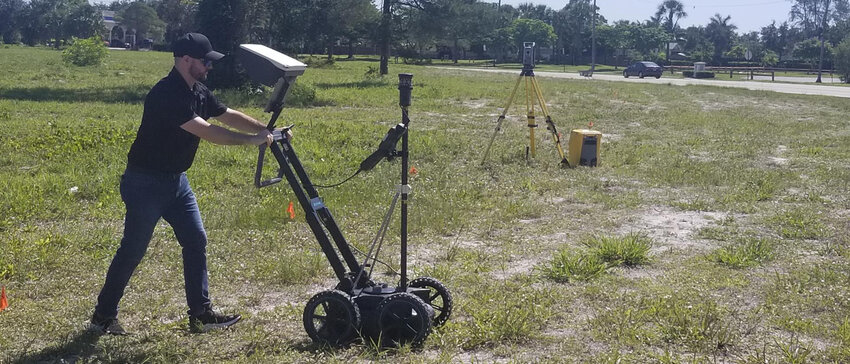 subsurface mapping connected to a Robotic Total Station