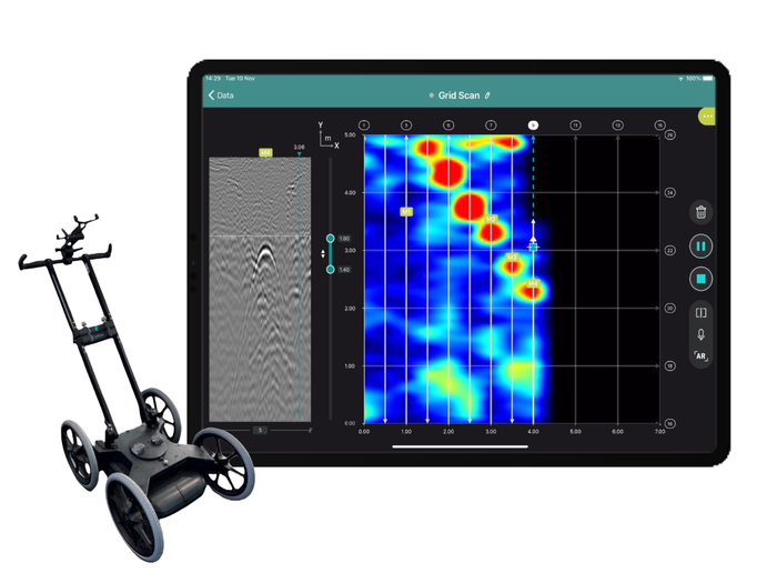 GS8000 Lite Der effizienteste Echtzeit-Workflow und die effizienteste Technologie zum Scannen und Digitalisieren des Untergrunds