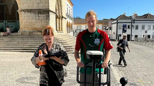 detecting ancient roman temple in Faro, Portgual using GPR